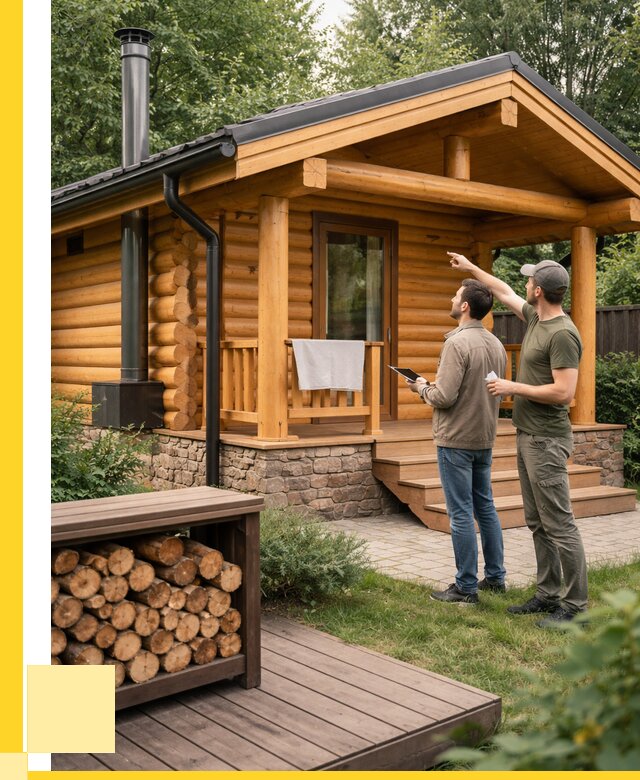 Бани для дачи под ключ в Рузаевке от 259200 р. | ЭриданРзв