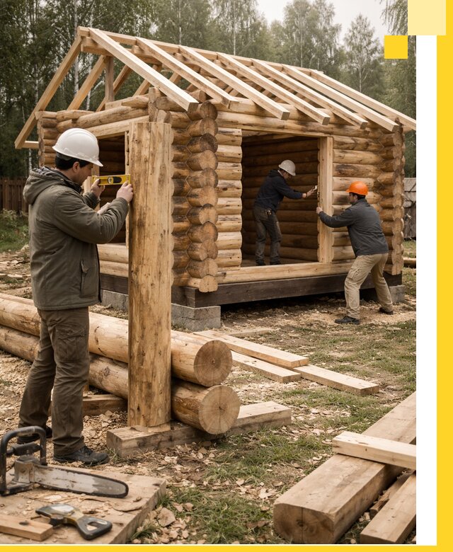 Строительство бань для дачи под ключ в Рузаевке с доставкой и монтажом