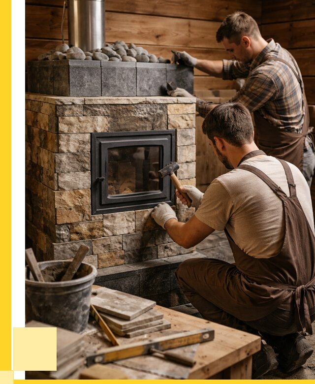 Облицовка банной печи в Рузаевке от 15552 р. | ЭриданРзв