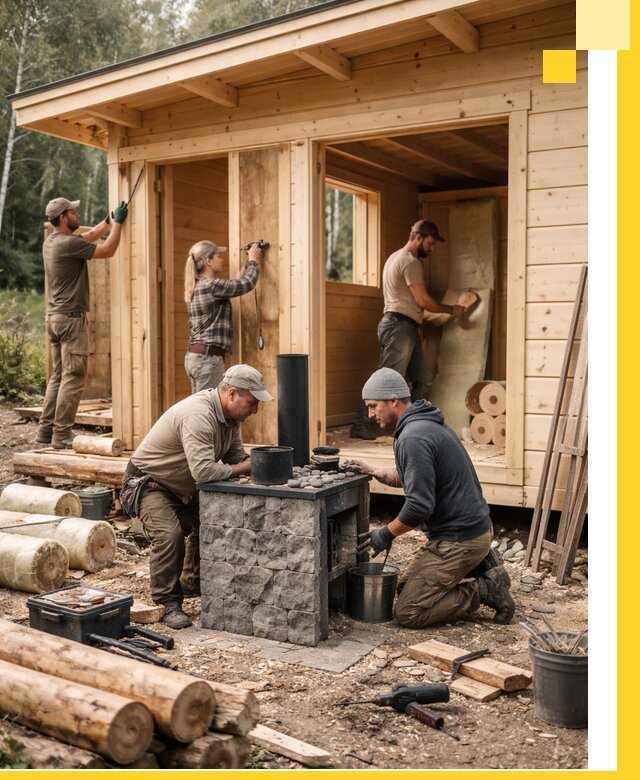 Купить баню под ключ в Рузаевке строительство монтаж отделка