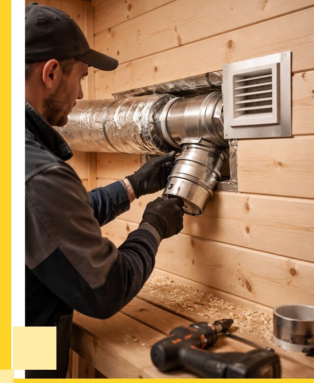 Монтаж вентиляции бани в Рузаевке от 12442 р. | ЭриданРзв