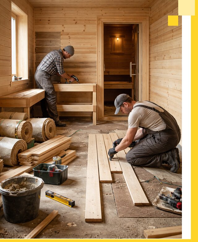 Индивидуальный проект бани с комнатой отдыха под ключ в Рузаевке