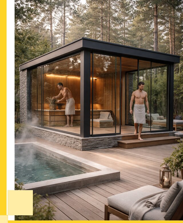 Стеклянные бани и двери в Рузаевке от 466560 р. | ЭриданРзв