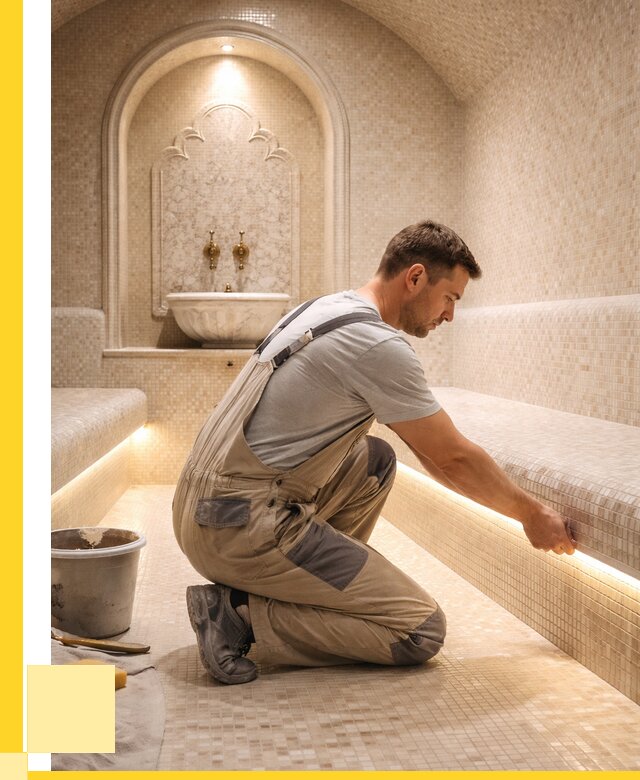 Отделка хамамов под ключ в Рузаевке от 5702 р. | ЭриданРзв