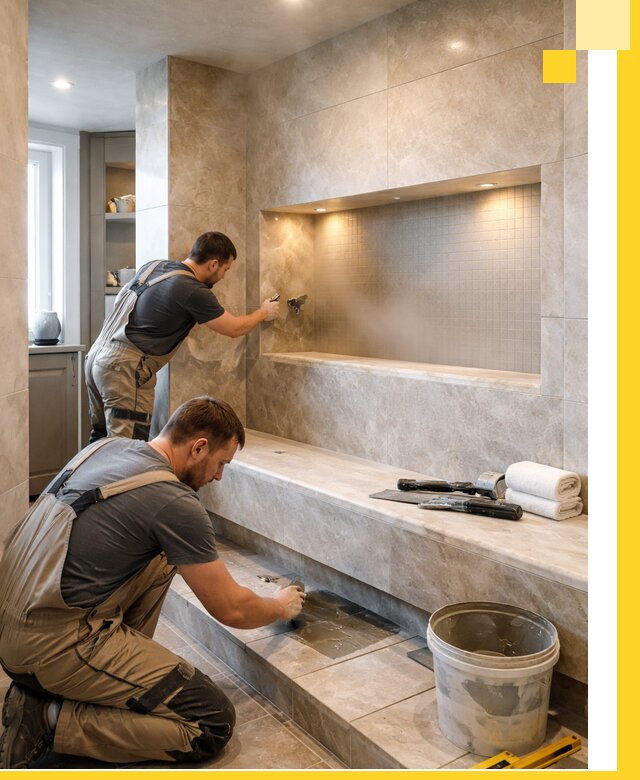 Профессиональное строительство хамама в квартире в Рузаевке