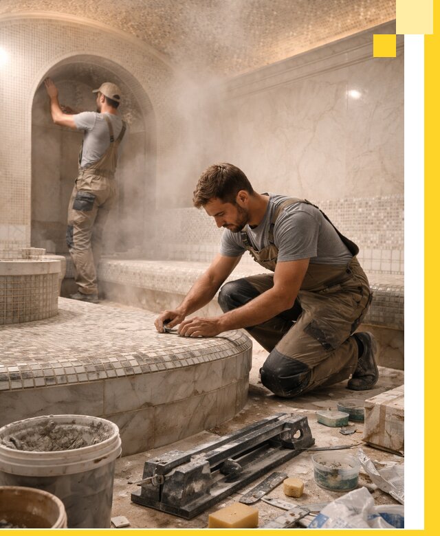 Профессиональный дизайн хамама и SPA под ключ в Рузаевке