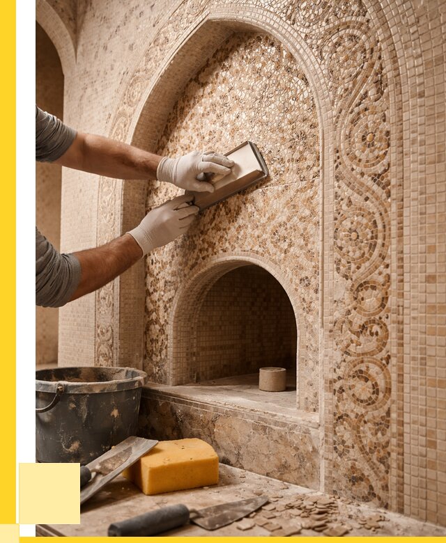 Мозаика для хамама в Рузаевке под ключ от 5184 р. | ЭриданРзв