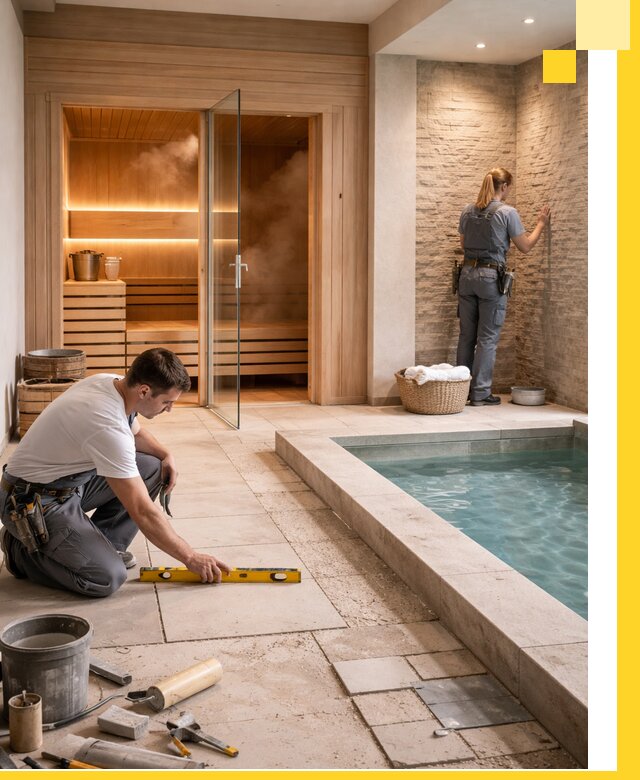 Комплексный дизайн и отделка интерьеров SPA под ключ в Рузаевке